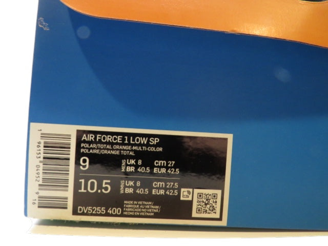 Undefeated x Nike Air Force 1 Low 'Total Orange'